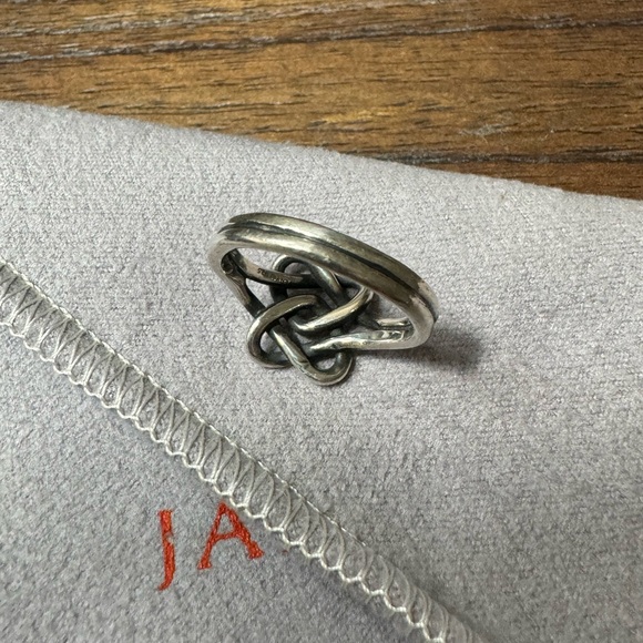 James Avery double knot heart ring - Picture 2 of 4